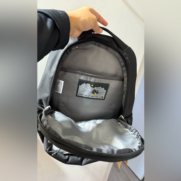The North Face Men's Backpack in Black and Gray - Picture 3 of 5